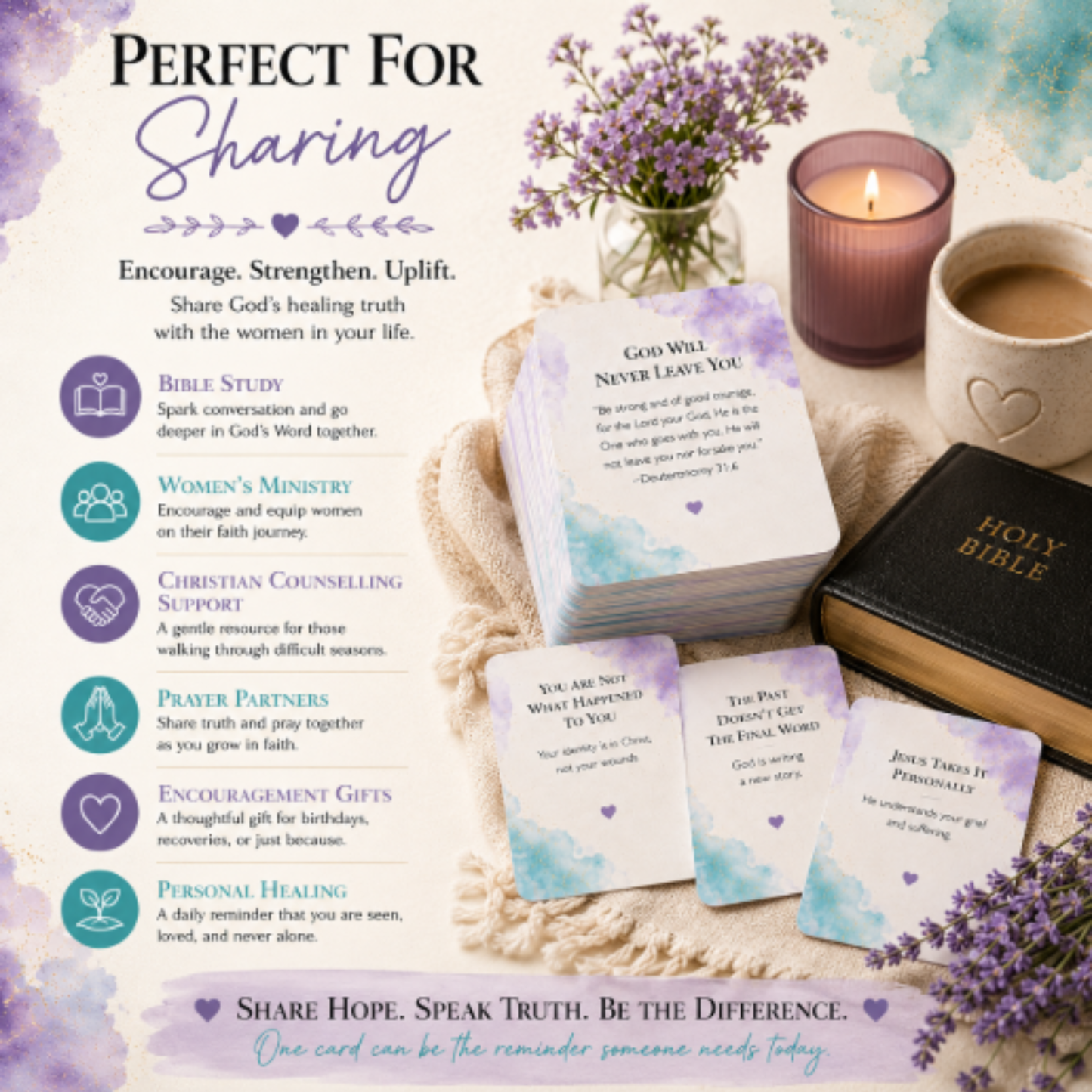 From Broken to Beloved: Healing Scripture Cards