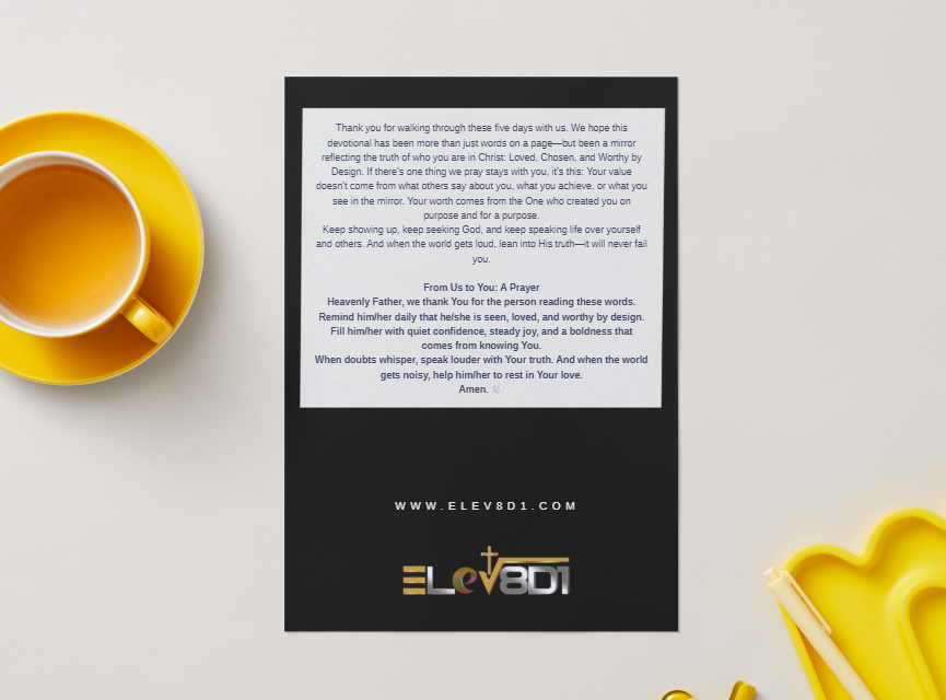 Worthy By Design: A 5-Day Devotional on Identity, Confidence, and Self-Worth