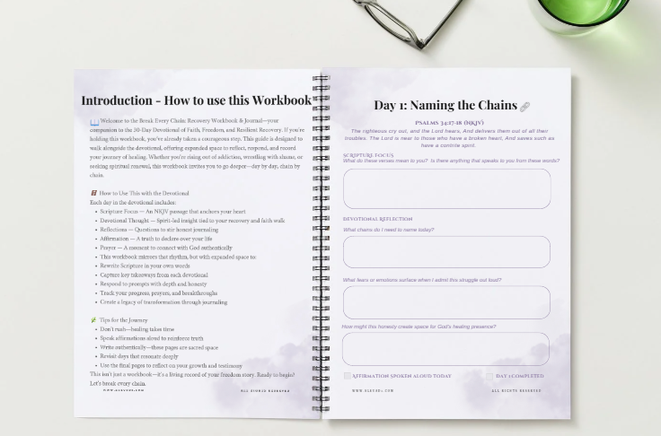 Break Every Chain - Sobriety Workbook & Journal