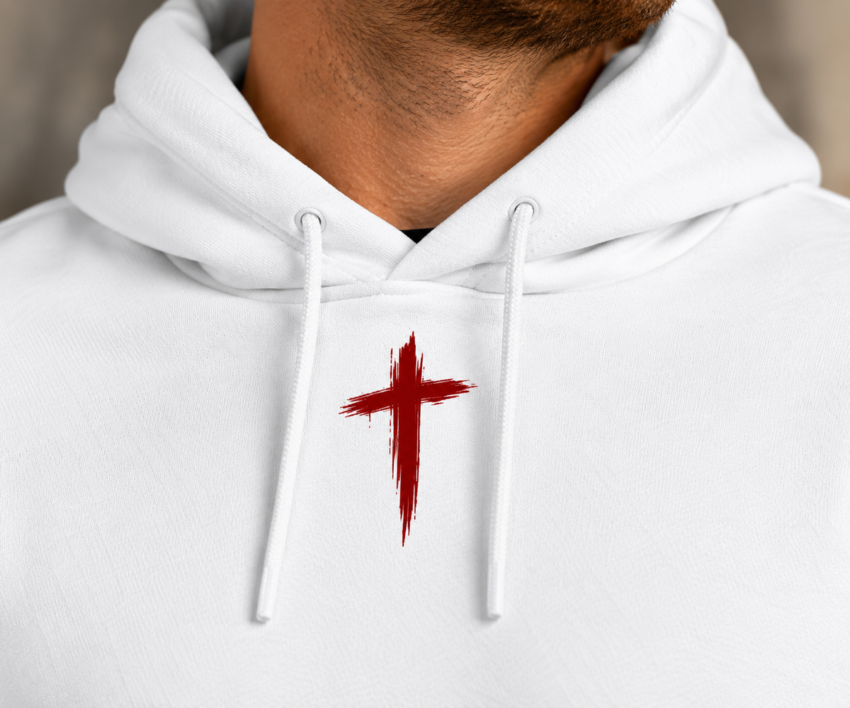 I AM WHO I AM — Crimson Classic Hoodie