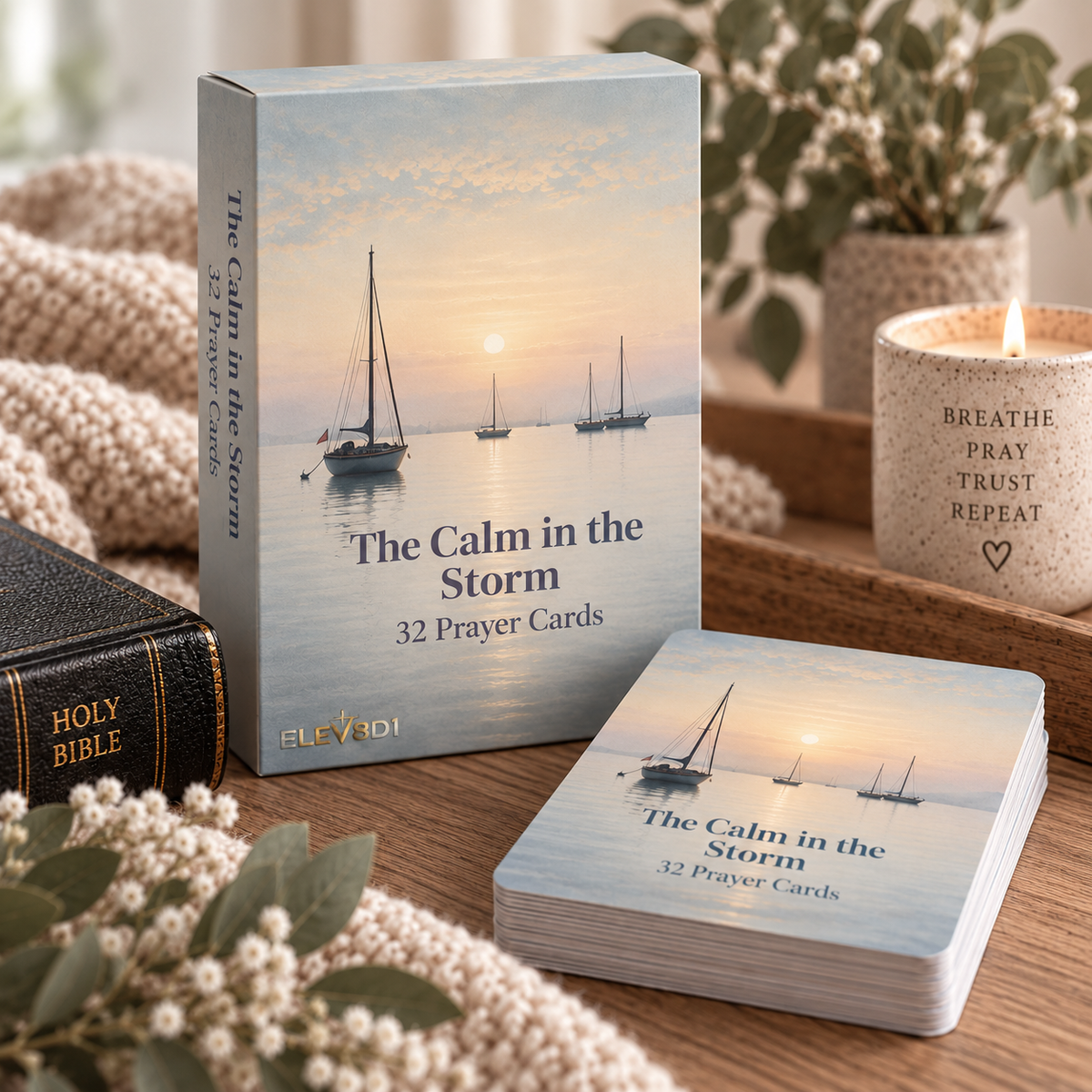 The Calm in the Storm Prayer Cards
