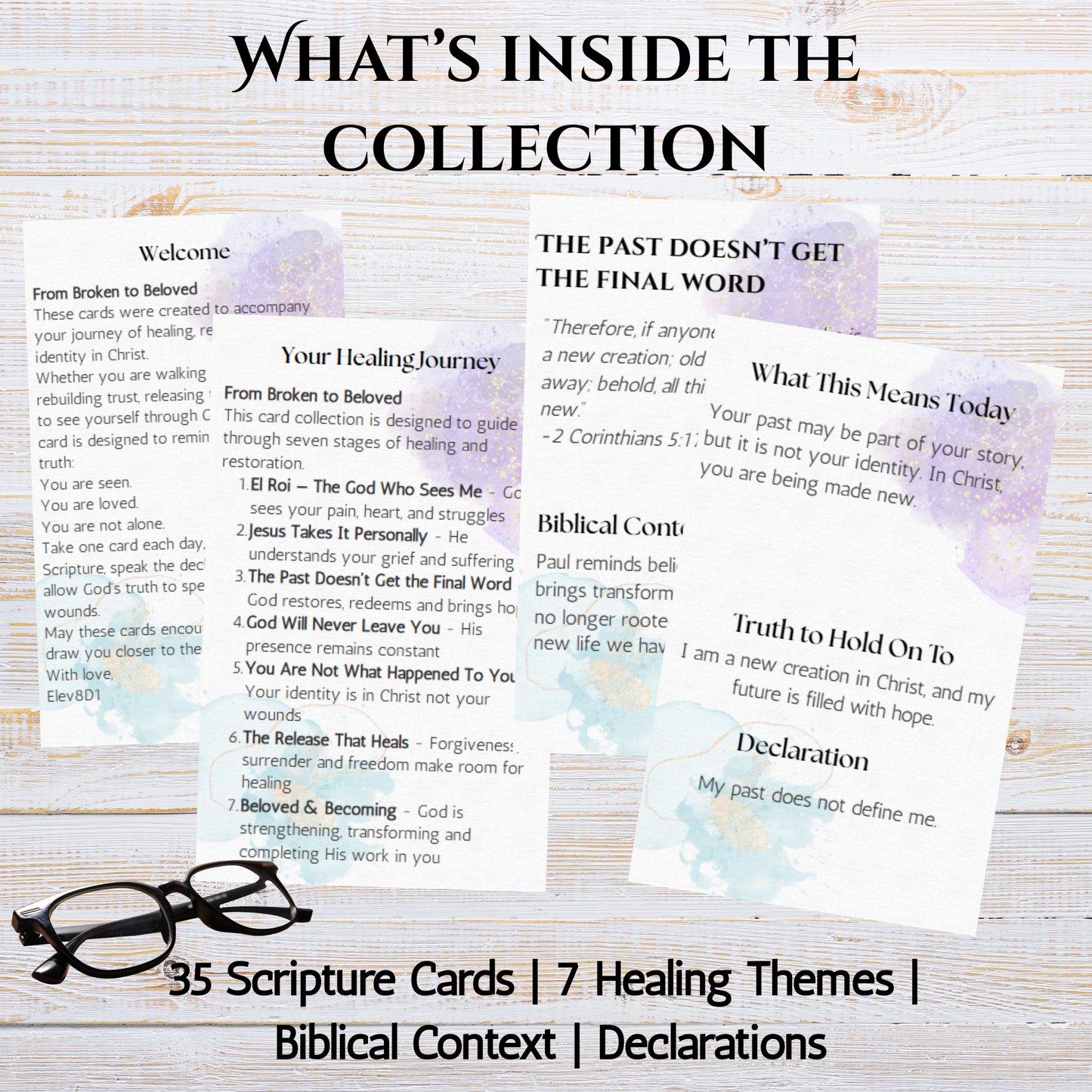 From Broken to Beloved: Healing Scripture Cards