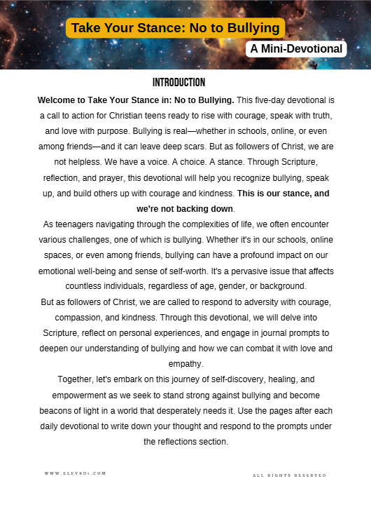 Take Your Stance - Say No to Bullying