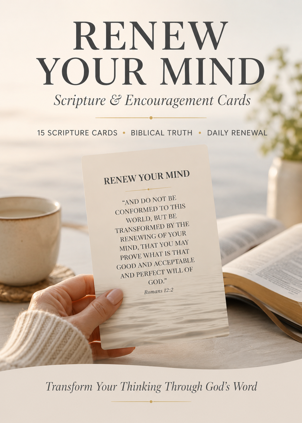 Renew Your Mind: Scripture & Encouragement Cards