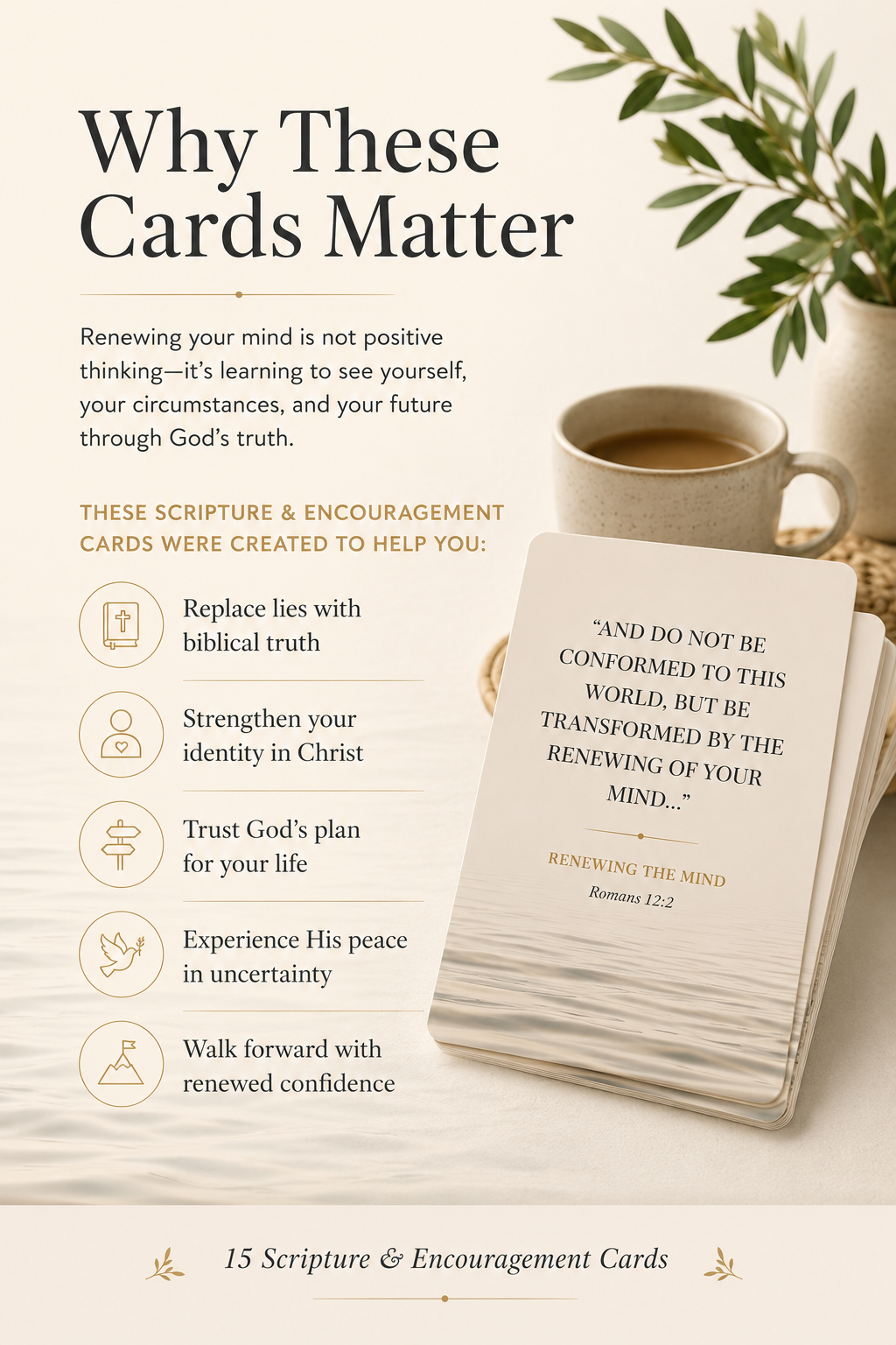 Renew Your Mind: Scripture & Encouragement Cards