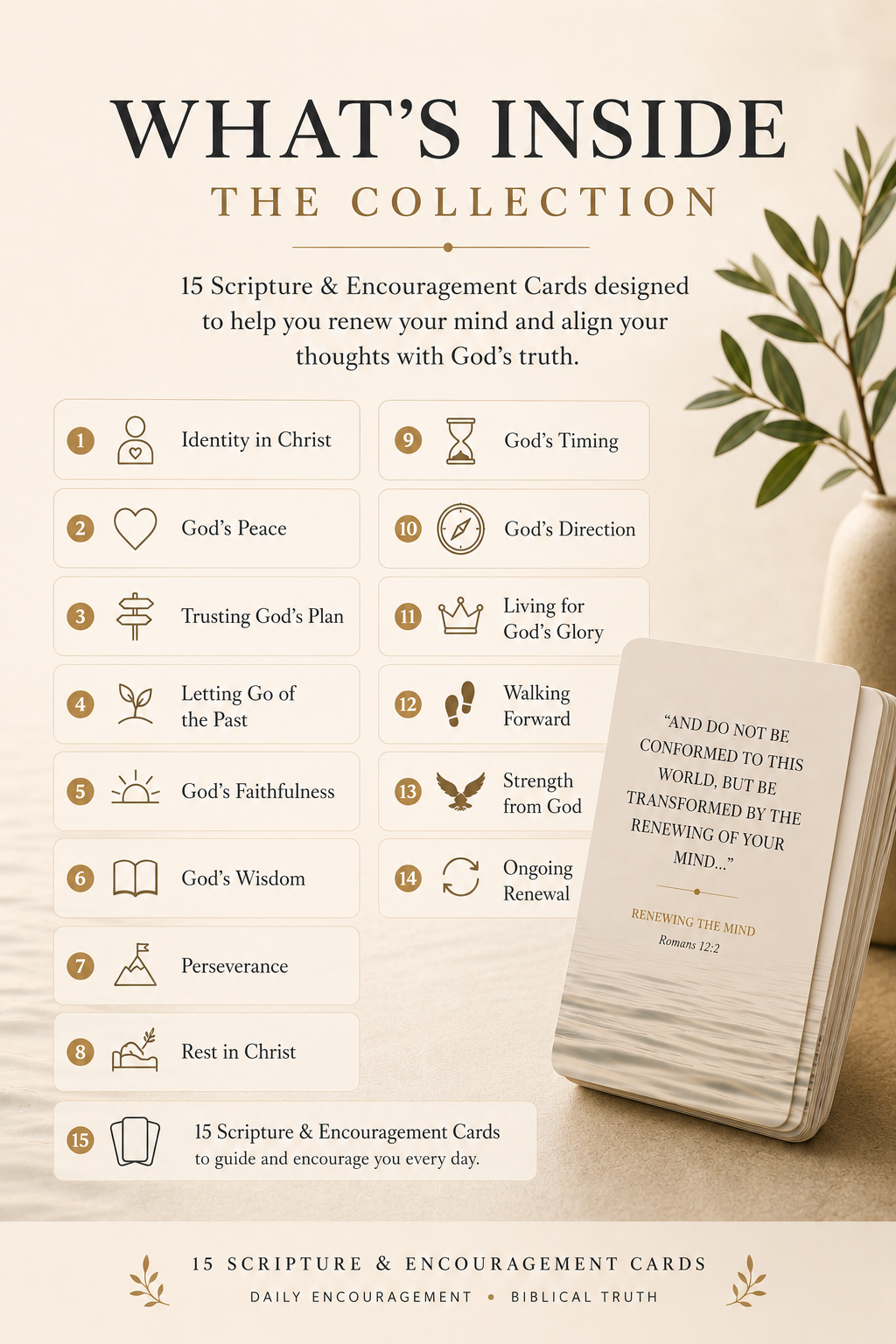 Renew Your Mind: Scripture & Encouragement Cards