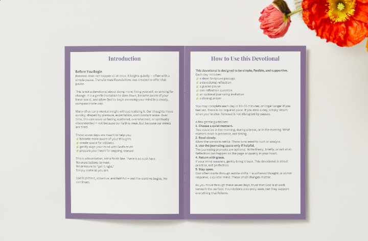 Transformed Foundations: Reset for Overthinking and Mental Overload