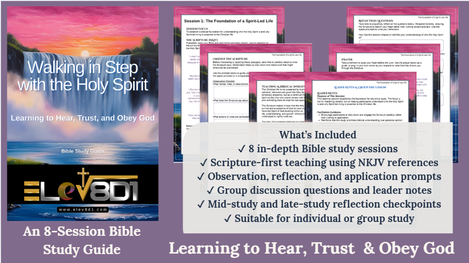 Walking in Step With the Holy Spirit