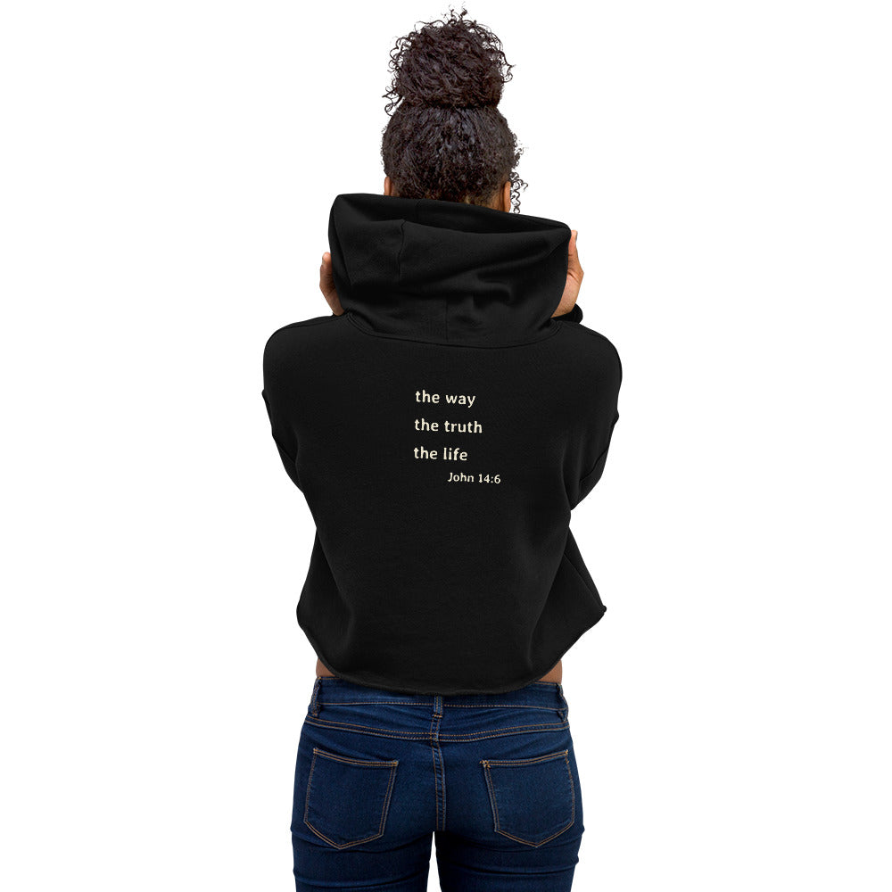 Pure Truth — Cropped Christian Streetwear Hoodie