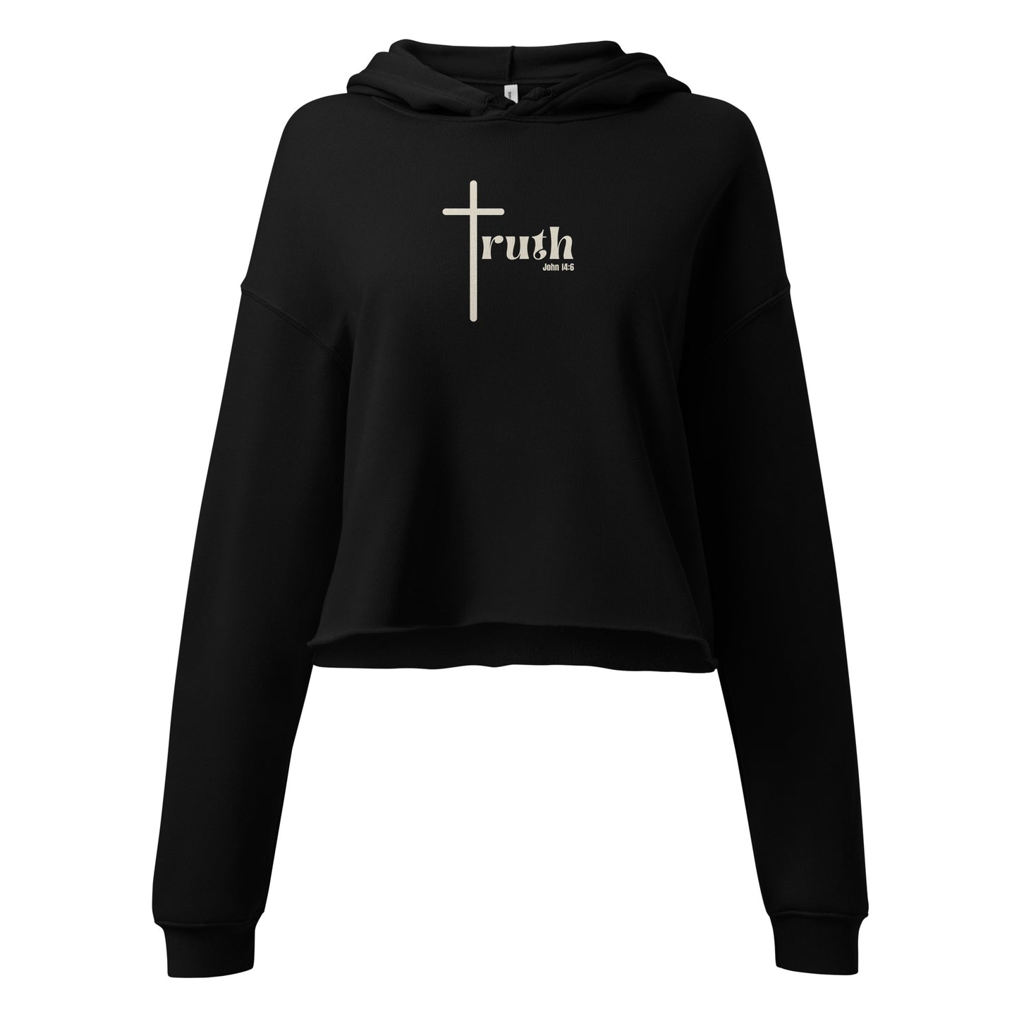 Pure Truth — Cropped Christian Streetwear Hoodie